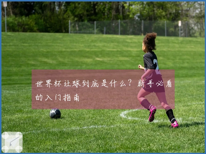 世界杯让球到底是什么？新手必看的入门指南