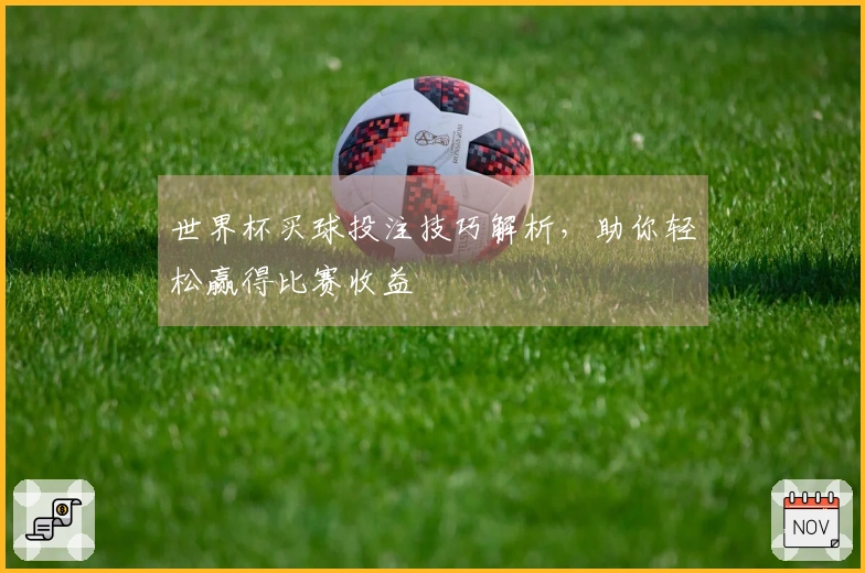 世界杯买球投注技巧解析，助你轻松赢得比赛收益